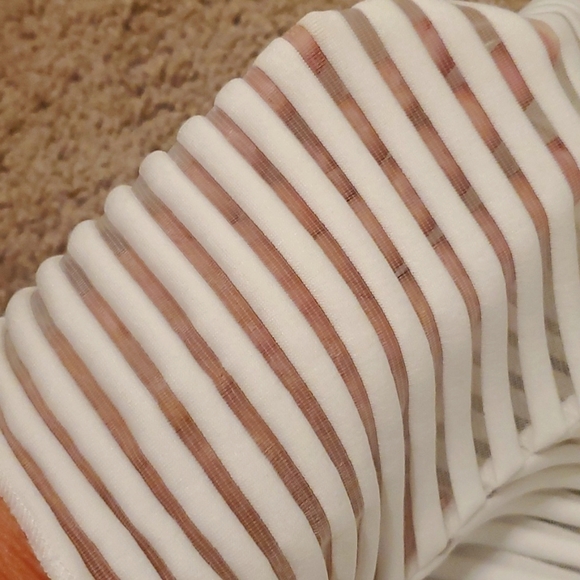 White Mesh T Shirt - Picture 6 of 9